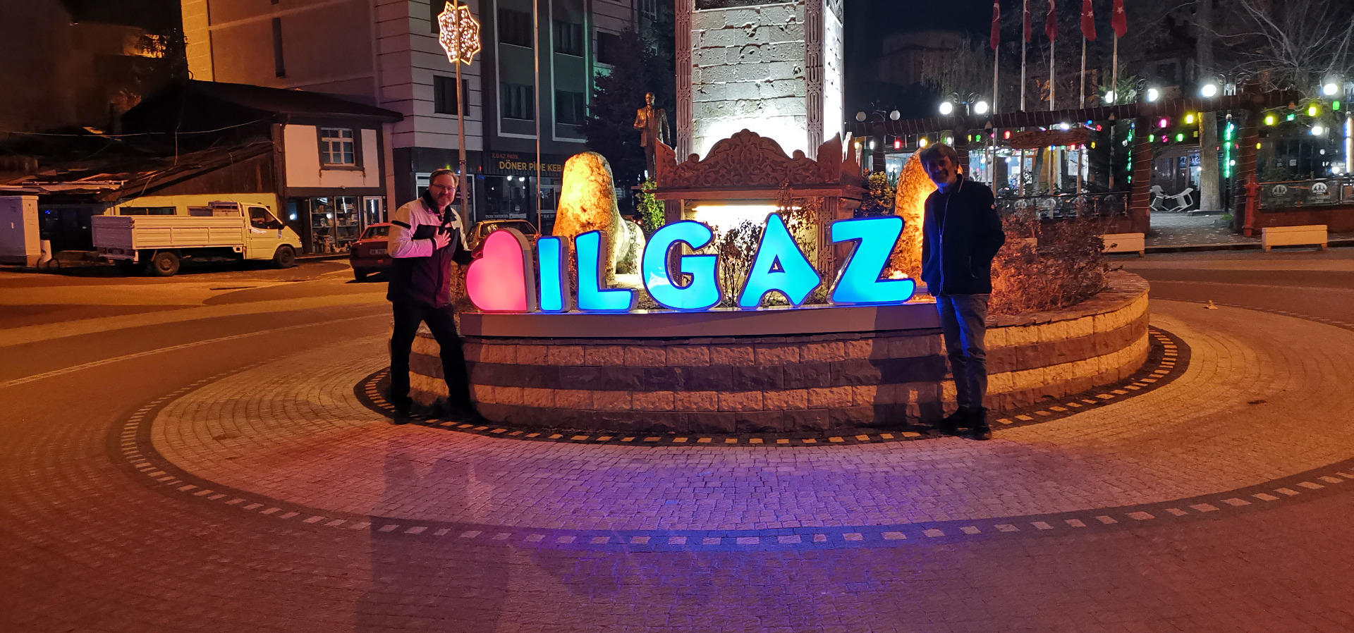 Mountains, Turkey, around town of Ilgaz, delivering clothes