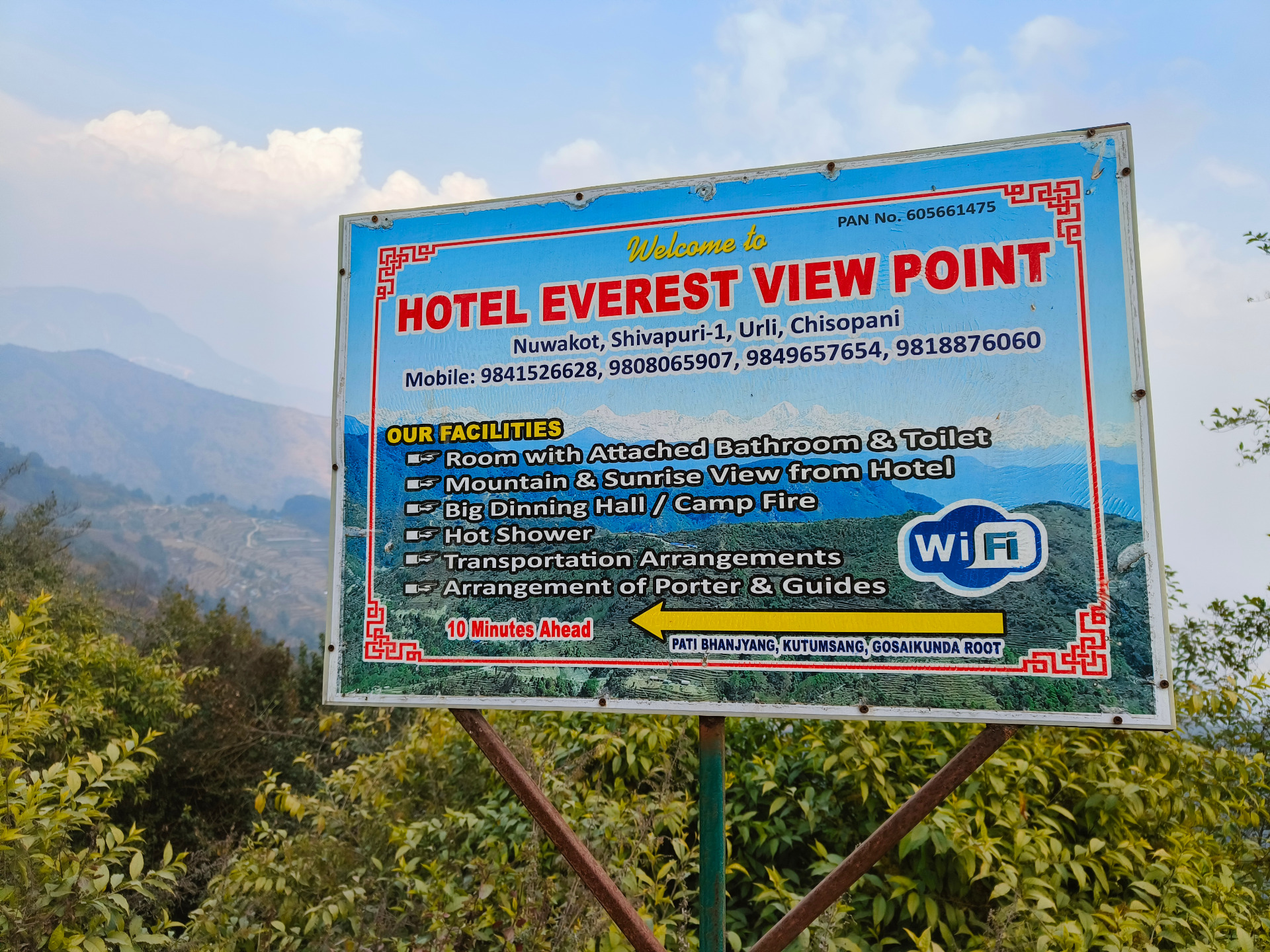 Way to people in Nepal