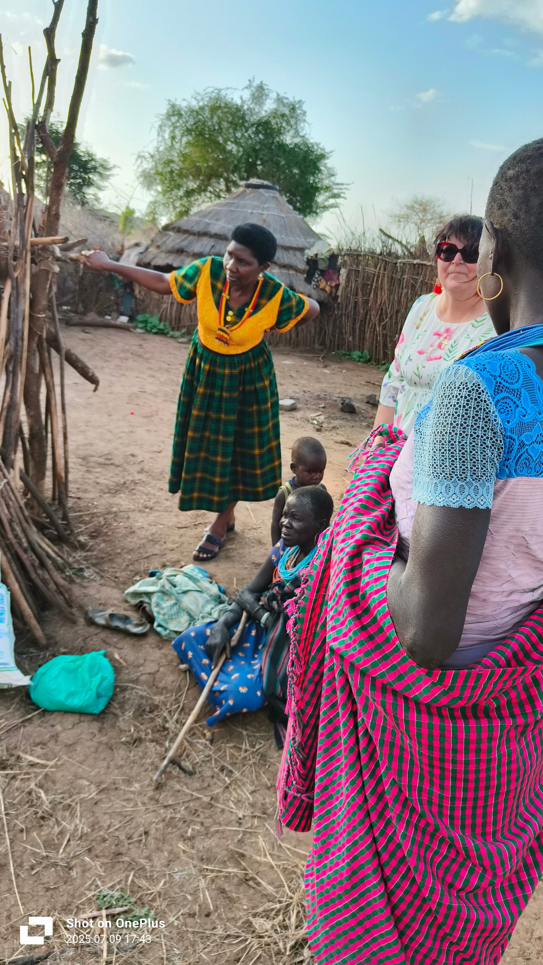 Delivering rice and clothes with friends in Karamoja, uganda